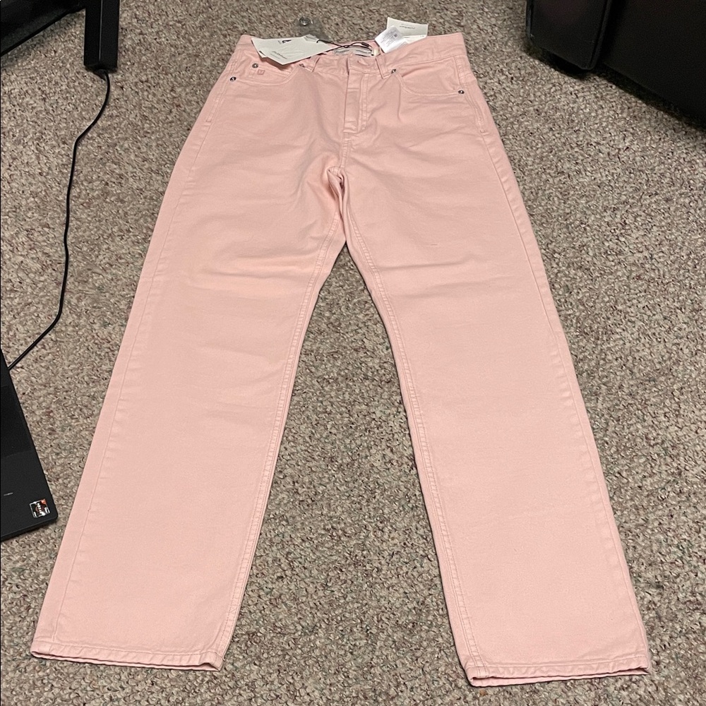 Inwear relaxed leg Light Pink Straight-Leg Jeans- new with all tags